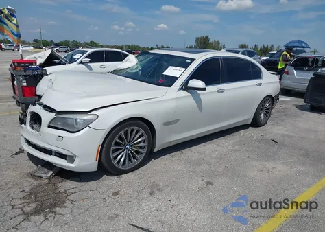2011 BMW 740Li z USA, uszkodzony, nr VIN WBAKB4C55BC574125